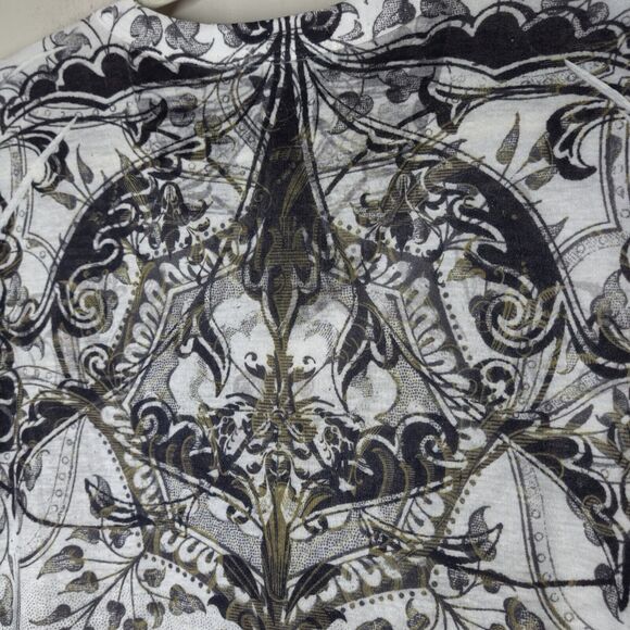 Vintage Carole Little Y2K Top Size 1X Affliction Style USA Gothic Cross Stone - Picture 5 of 6
